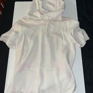 Mens short sleeve hoodie